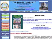 Tablet Screenshot of cauniversity.edu.cufce.org